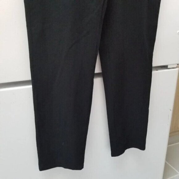 Eileen Fisher Black High Rise Viscose Trouser S - Picture 9 of 10